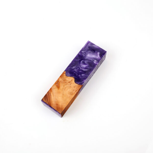 Stabilized Curly Birch - Purple